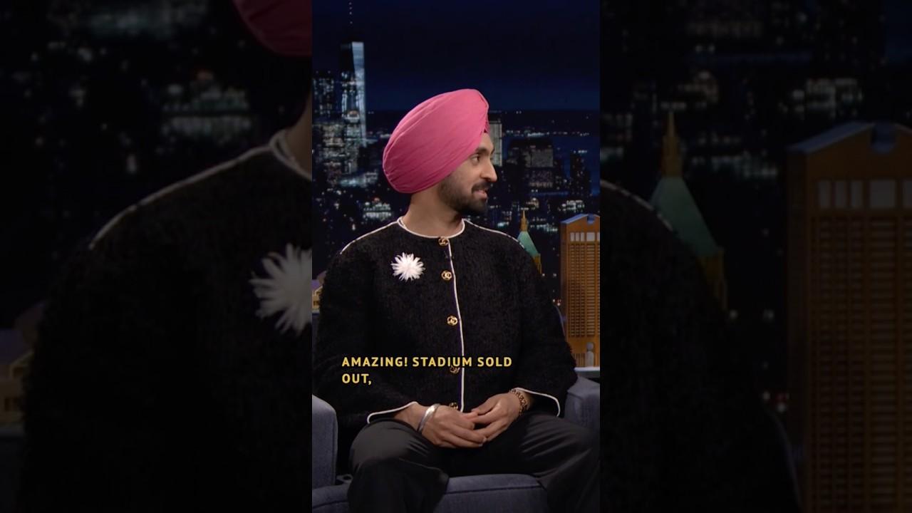 The Tonight Show (Fallon) — #DiljitDosanjh called his album AURA because fans told him he had “amazing aura” 😂 #FallonTonight