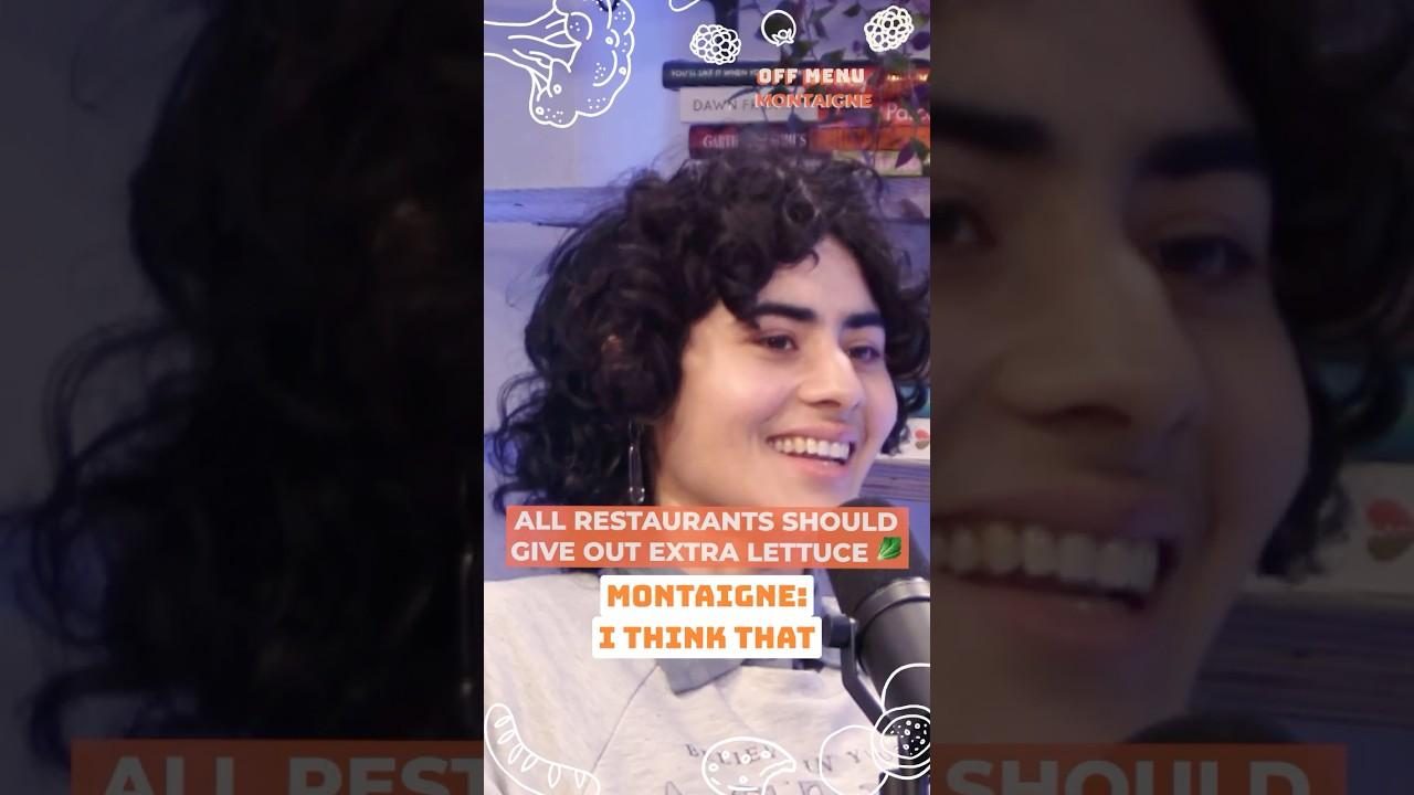 Featured comic — All burgers should come with EXTRA lettuce?🥬 | Montaigne on Off Menu with Ed Gamble & James Acaster