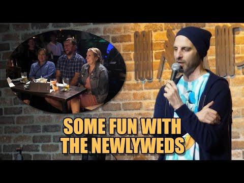 Brian Monarch — Just Some Fun Stand Up Comedy Newlywed Crowd Work - YouTube